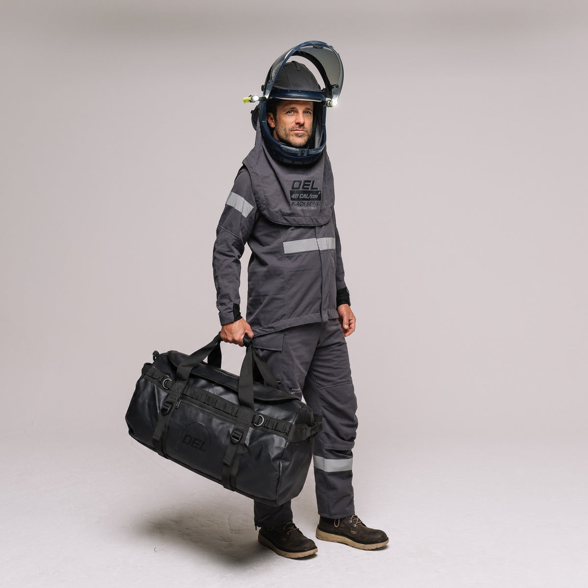OEL 40 Cal Black Series GTX Arc Flash Jacket & Bib Overall Kit