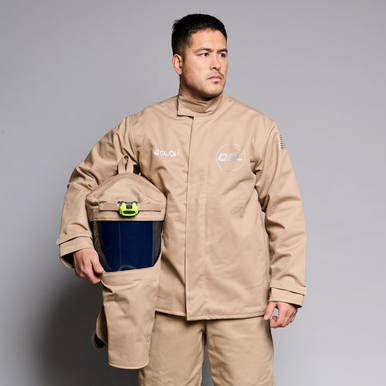 OEL 40 Cal Arc Flash Jacket & Bib Overall Kit