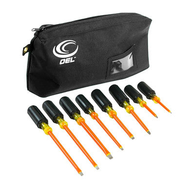 OEL 8-Piece Screwdriver Kit (1000V Insulated)