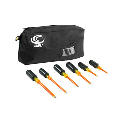 OEL 6-Piece ScrewDriver Kit (1000V Insulated)