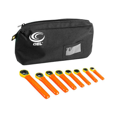 OEL 8-Piece Wrench Box Ratcheting Kit (1000V Insulated)