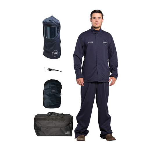 OEL 25 Cal Arc Flash Jacket & Bib Overall Kit