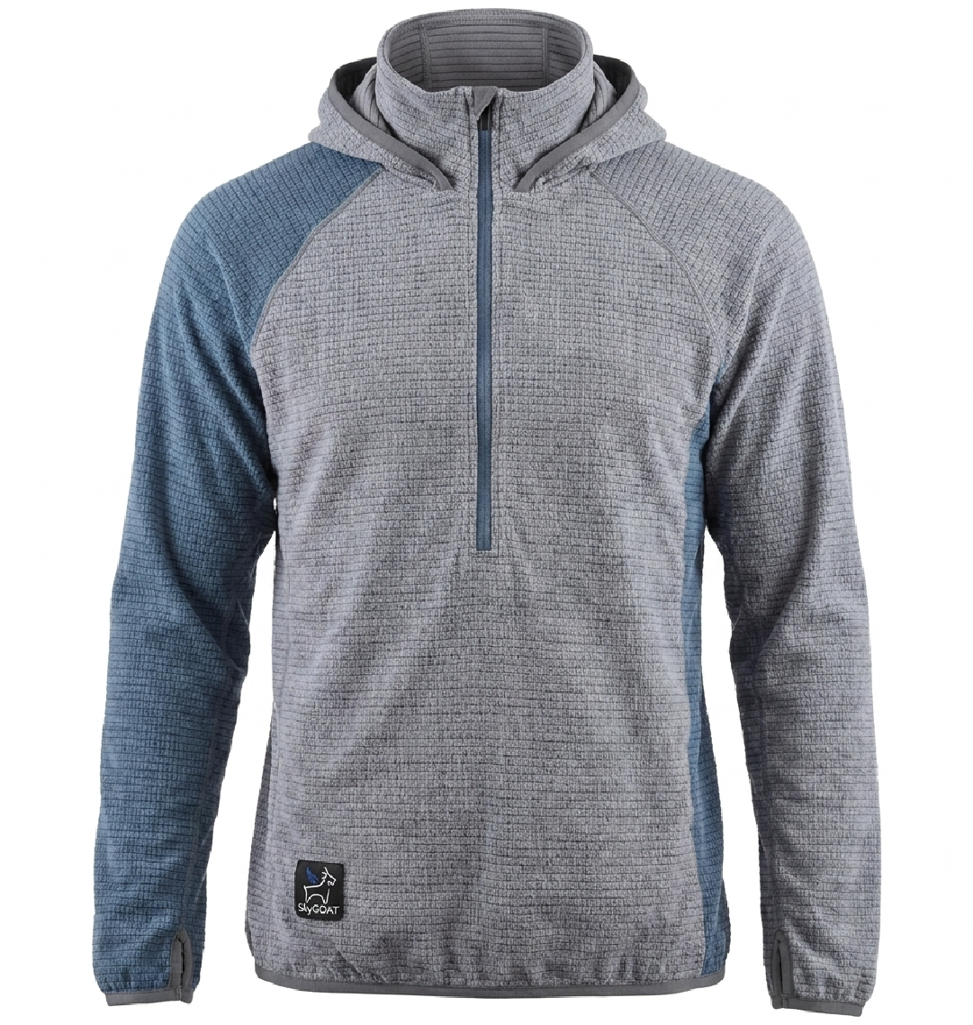 SkyGOAT Men's Half-Zip Hooded Pullover AIR 70