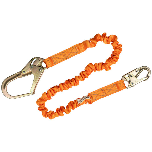 Malta Dynamics Single Leg Lanyard w/ Rebar Hook and Snap Hook
