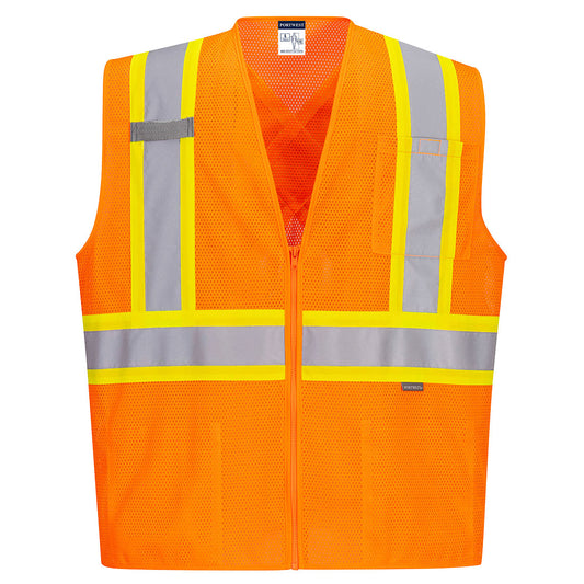 Portwest CA101 Hi-Vis X Back Contrast Vest