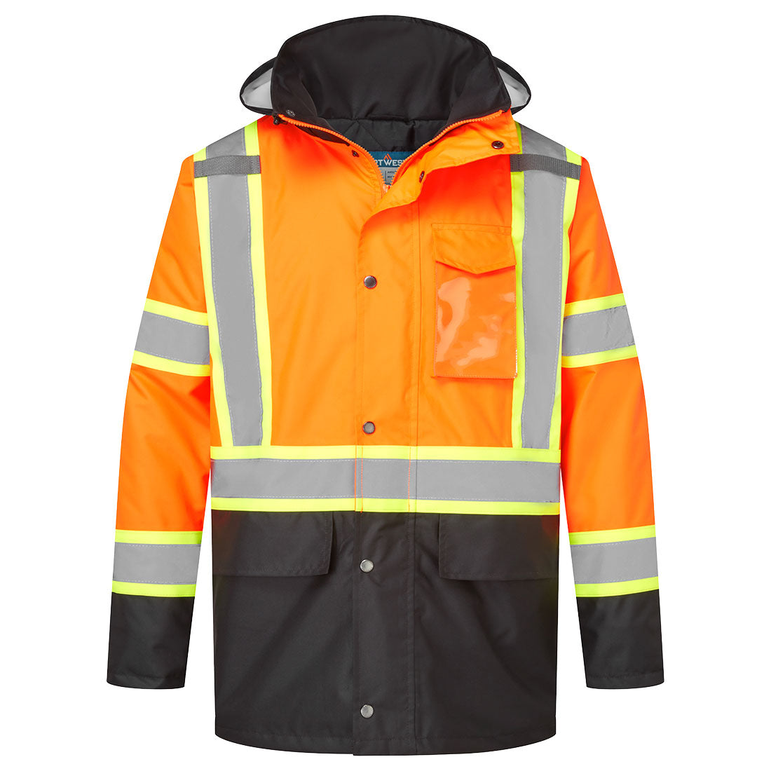Portwest CA369 Hi-Vis X Back Contrast Winter Traffic Jacket