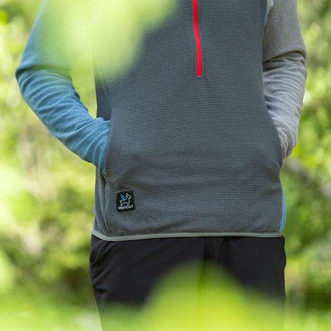 SkyGOAT Men's Half-Zip Hooded Pullover 135