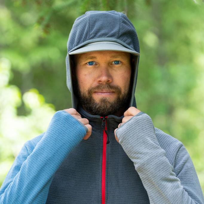 SkyGOAT Men's Half-Zip Hooded Pullover 135