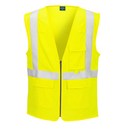 Portwest FR611 Modaflame Hi-Vis Class 2 FR Mesh Vest