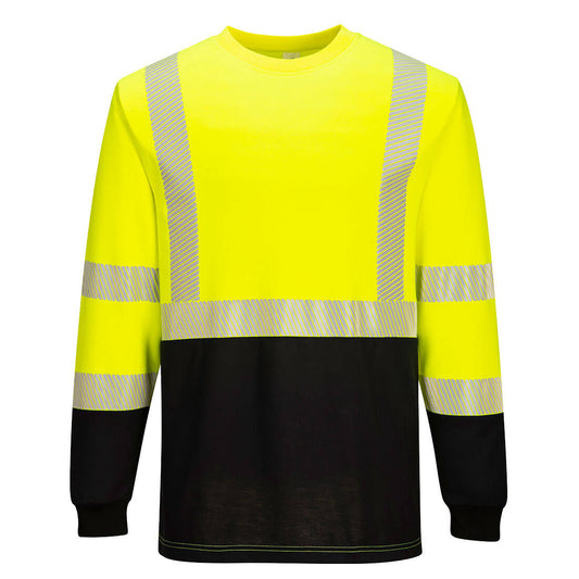 Portwest FR709 Modaflame Knit Hi-Vis Two Tone FR Crew