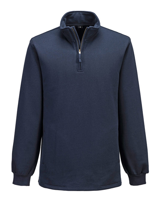 Portwest FR726 Bizflame Knit 1/4 Zipper FR Sweatshirt