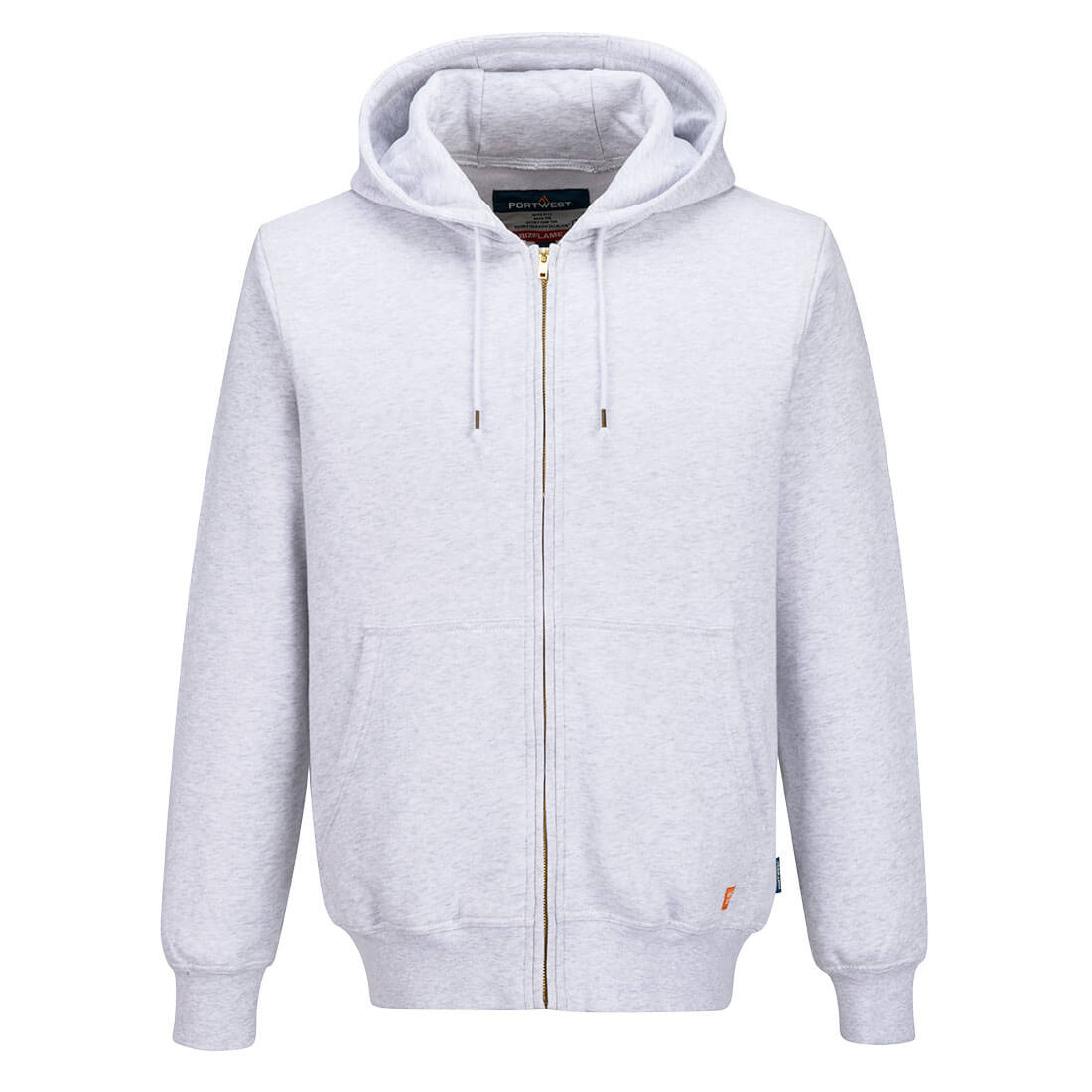 Portwest FR760 Bizflame Knit Hooded Zipper-Front FR Sweatshirt