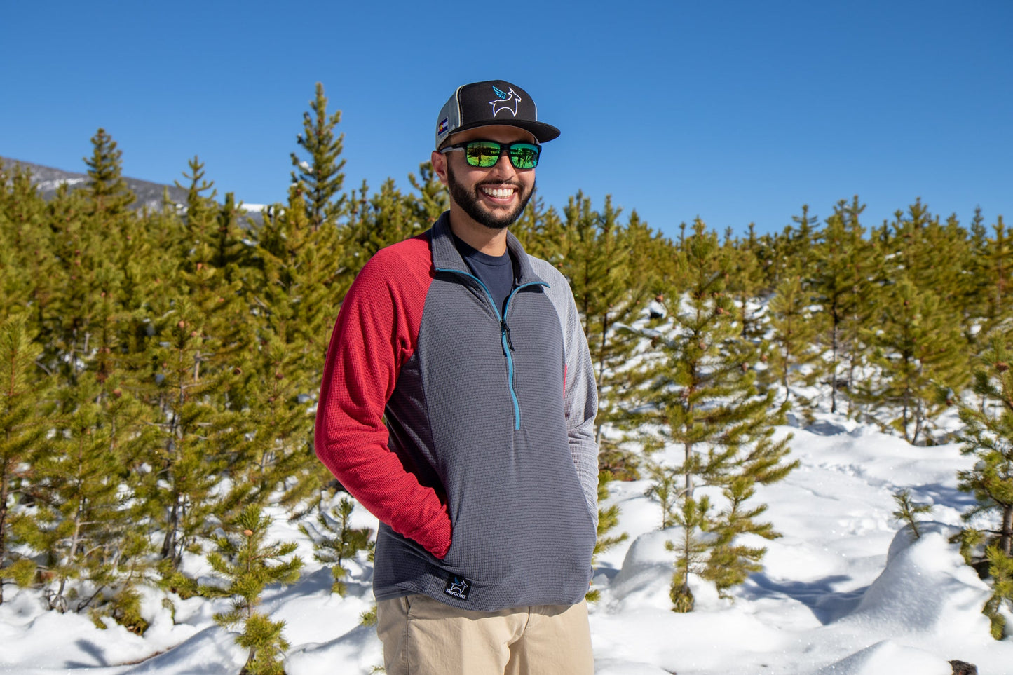 SkyGOAT Men's Half-Zip Pullover 135