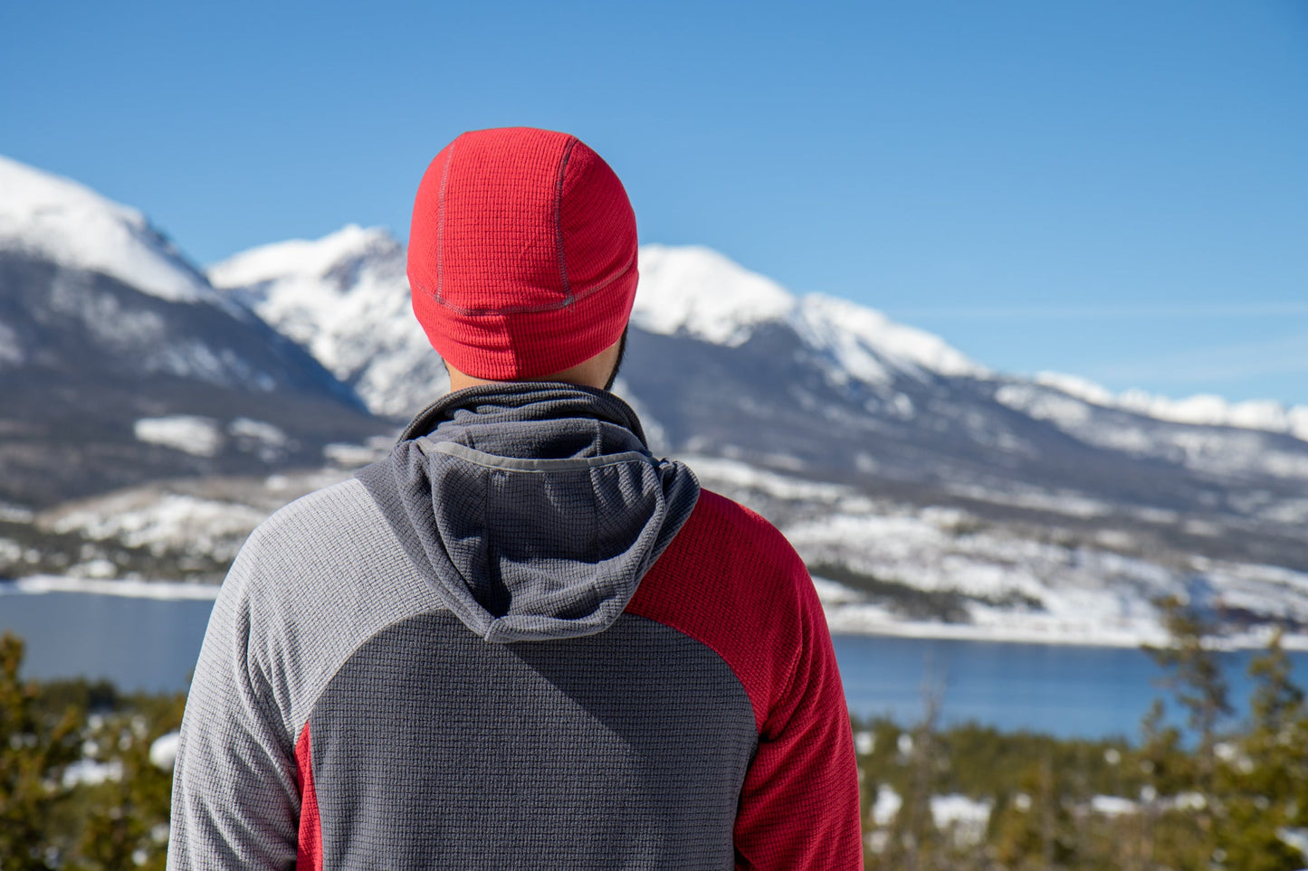 SkyGOAT Men's Half-Zip Hooded Pullover 135