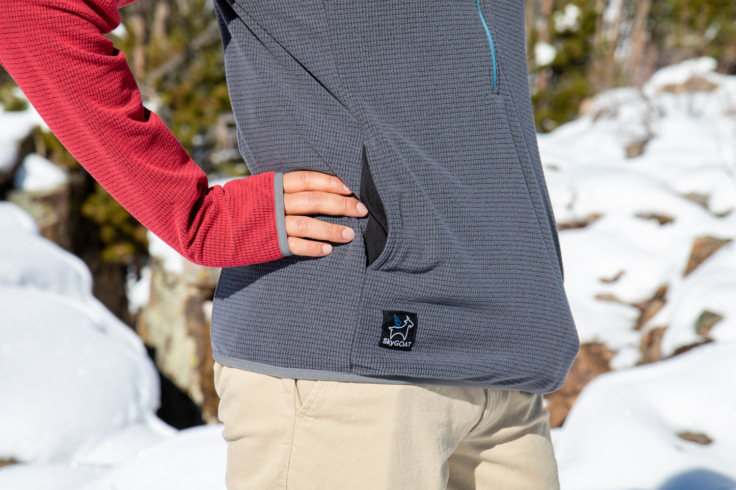 SkyGOAT Men's Half-Zip Pullover 135