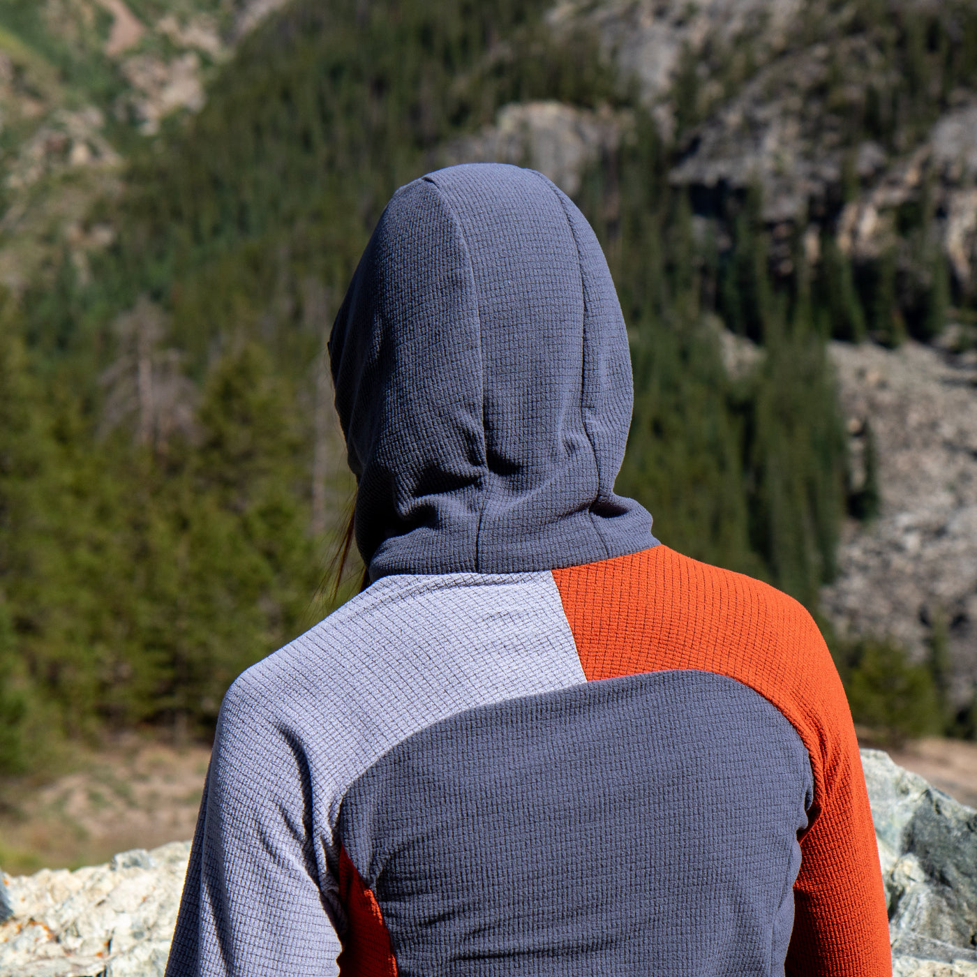 SkyGOAT Women's Half-Zip Hooded Pullover Ultralight 115