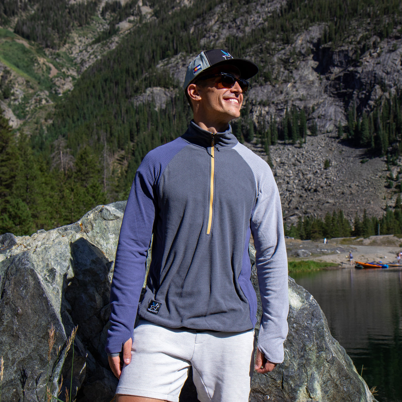 SkyGOAT Men's Half-Zip Pullover Ultralight 115