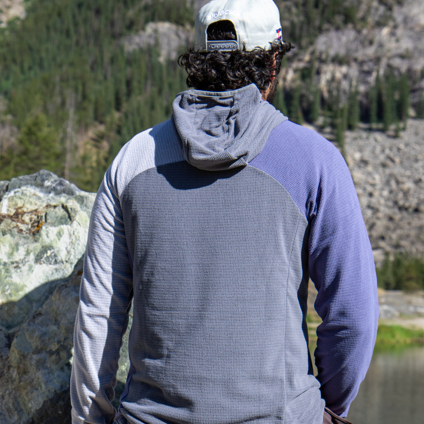SkyGOAT Men's Half-Zip Hooded Pullover Ultralight 115