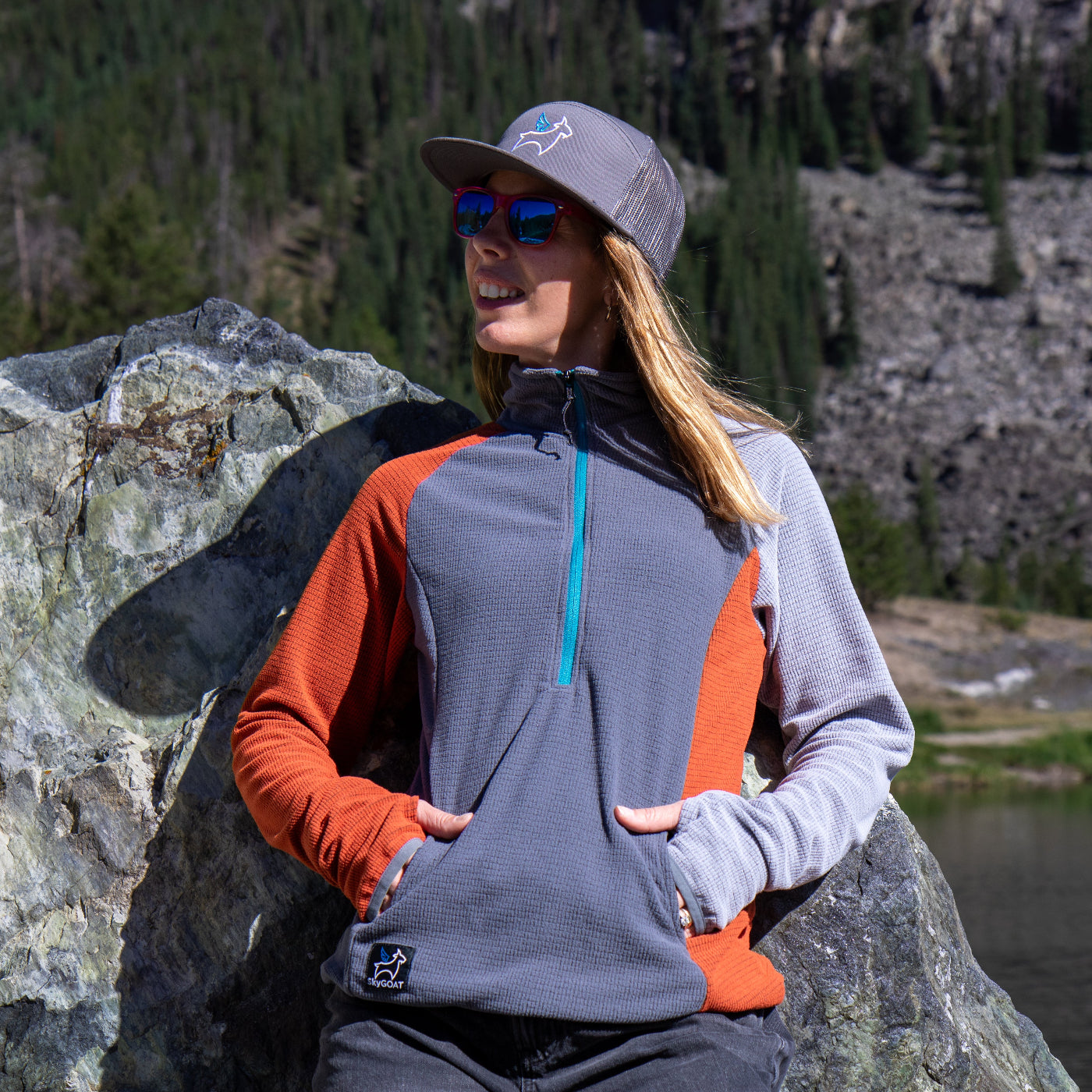 SkyGOAT Women's Half-Zip Pullover Ultralight 115