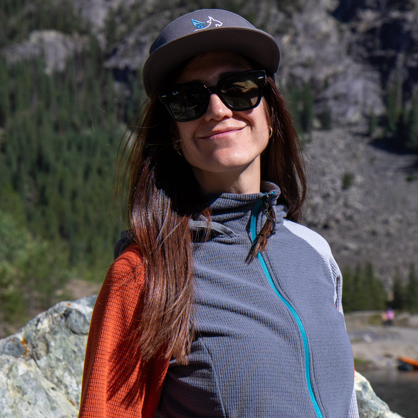 SkyGOAT Women's Half-Zip Hooded Pullover Ultralight 115