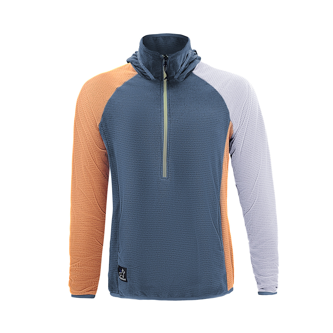 SkyGOAT Men's Half-Zip Hooded Pullover Ultralight 115