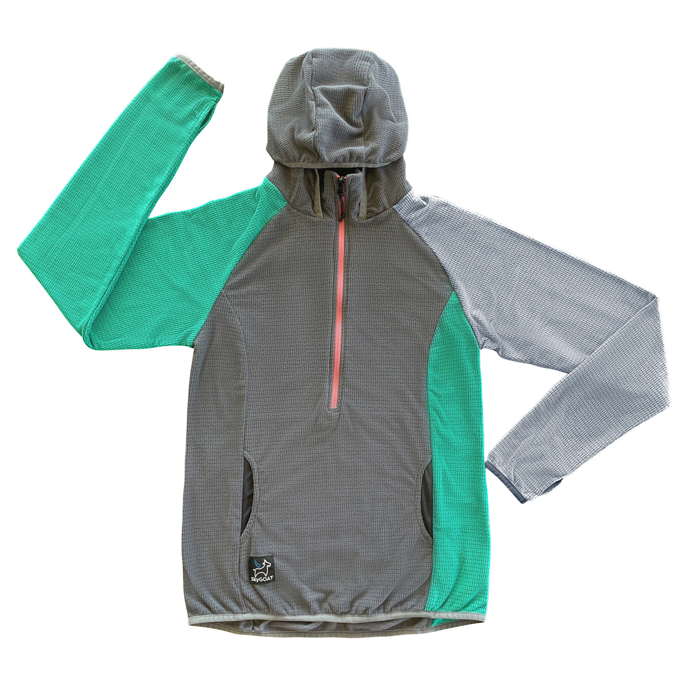 SkyGOAT Women's Half-Zip Hooded Pullover Ultralight 115