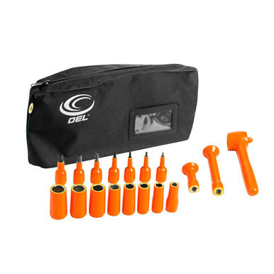 OEL 20-Piece Insulated Socket Deep Kit HexBit Socket Kit (1000V Insulated)
