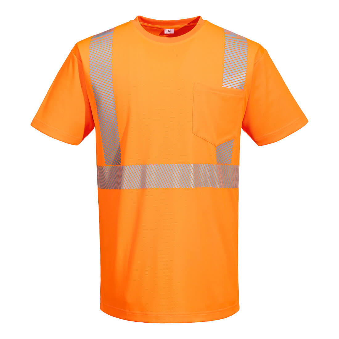 Portwest L044 Hi-Vis Segmented Tape Lightweight T-Shirt S/S