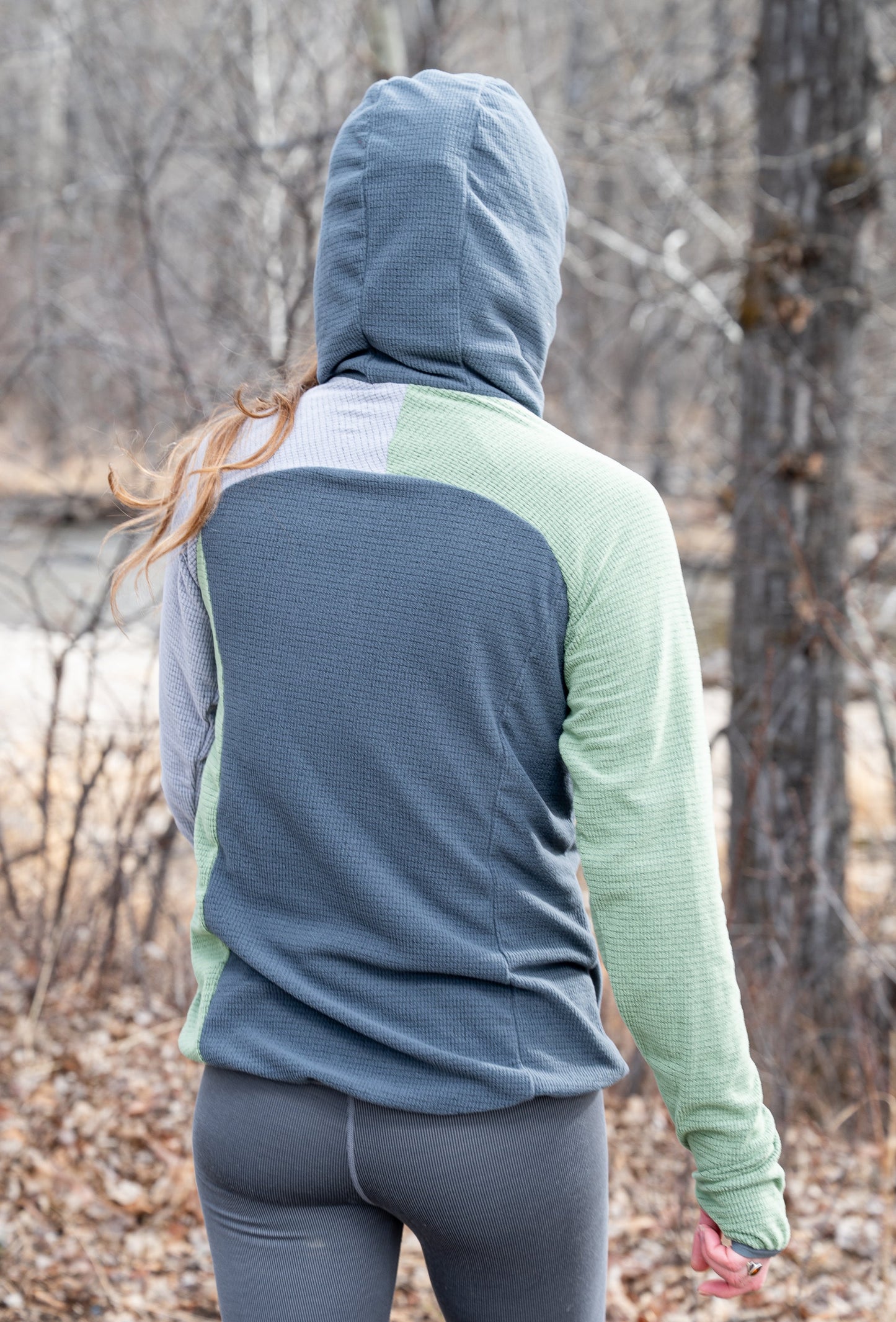 SkyGOAT Women's Half-Zip Hooded Pullover Ultralight 115