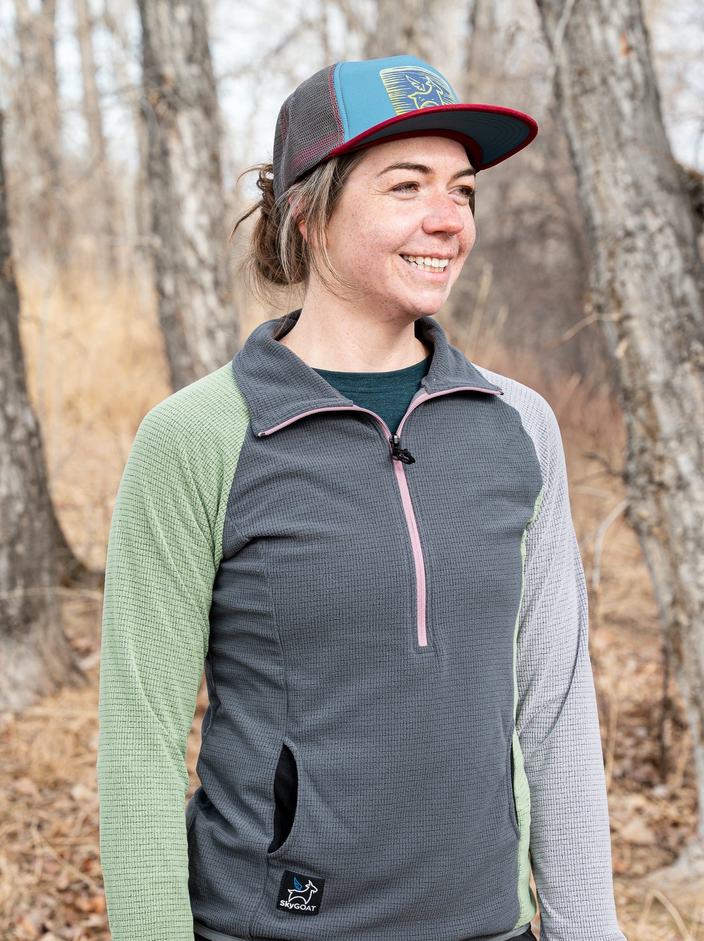 SkyGOAT Women's Half-Zip Pullover Ultralight 115