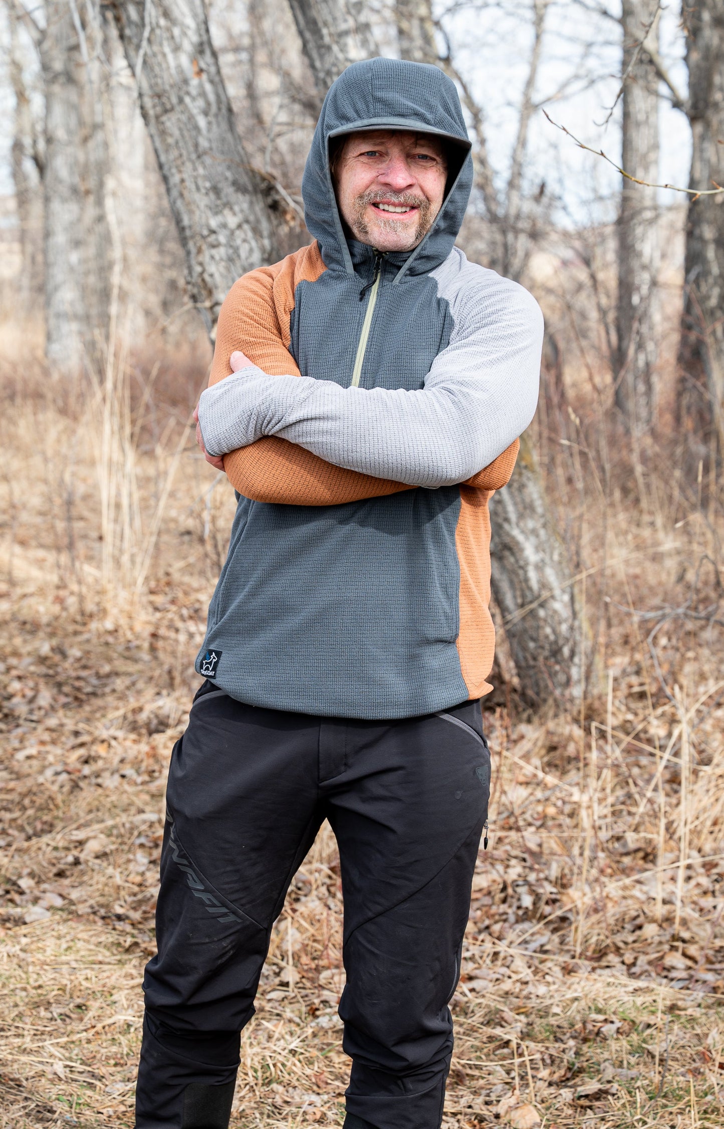 SkyGOAT Men's Half-Zip Hooded Pullover Ultralight 115