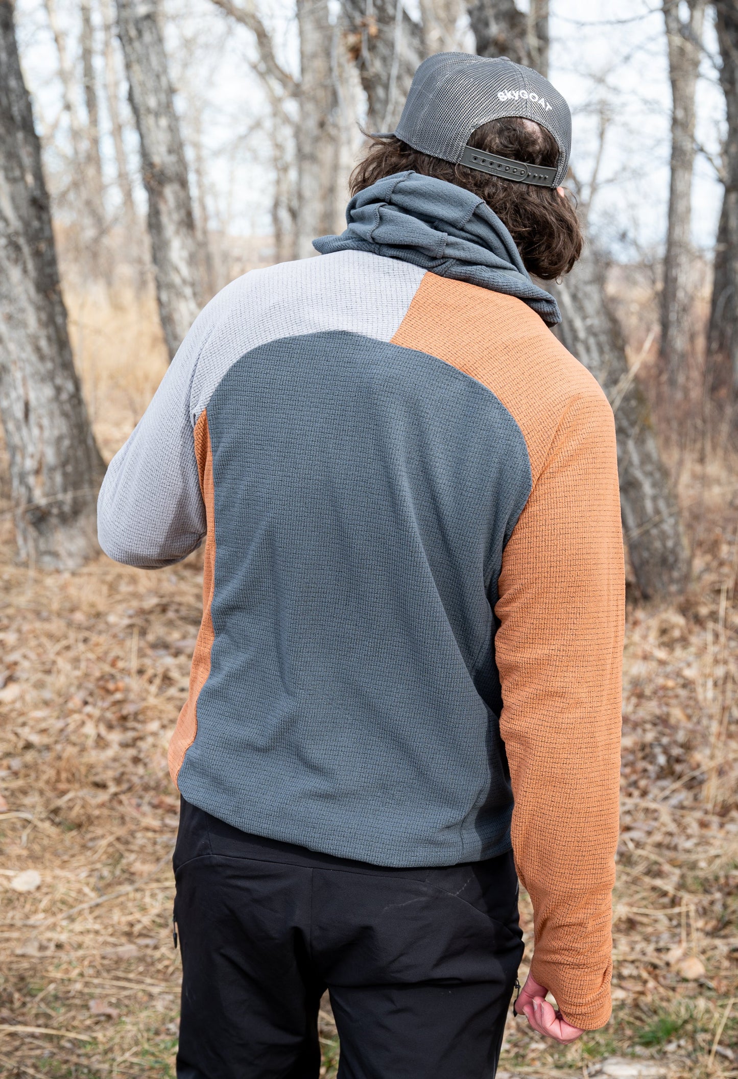 SkyGOAT Men's Half-Zip Hooded Pullover Ultralight 115