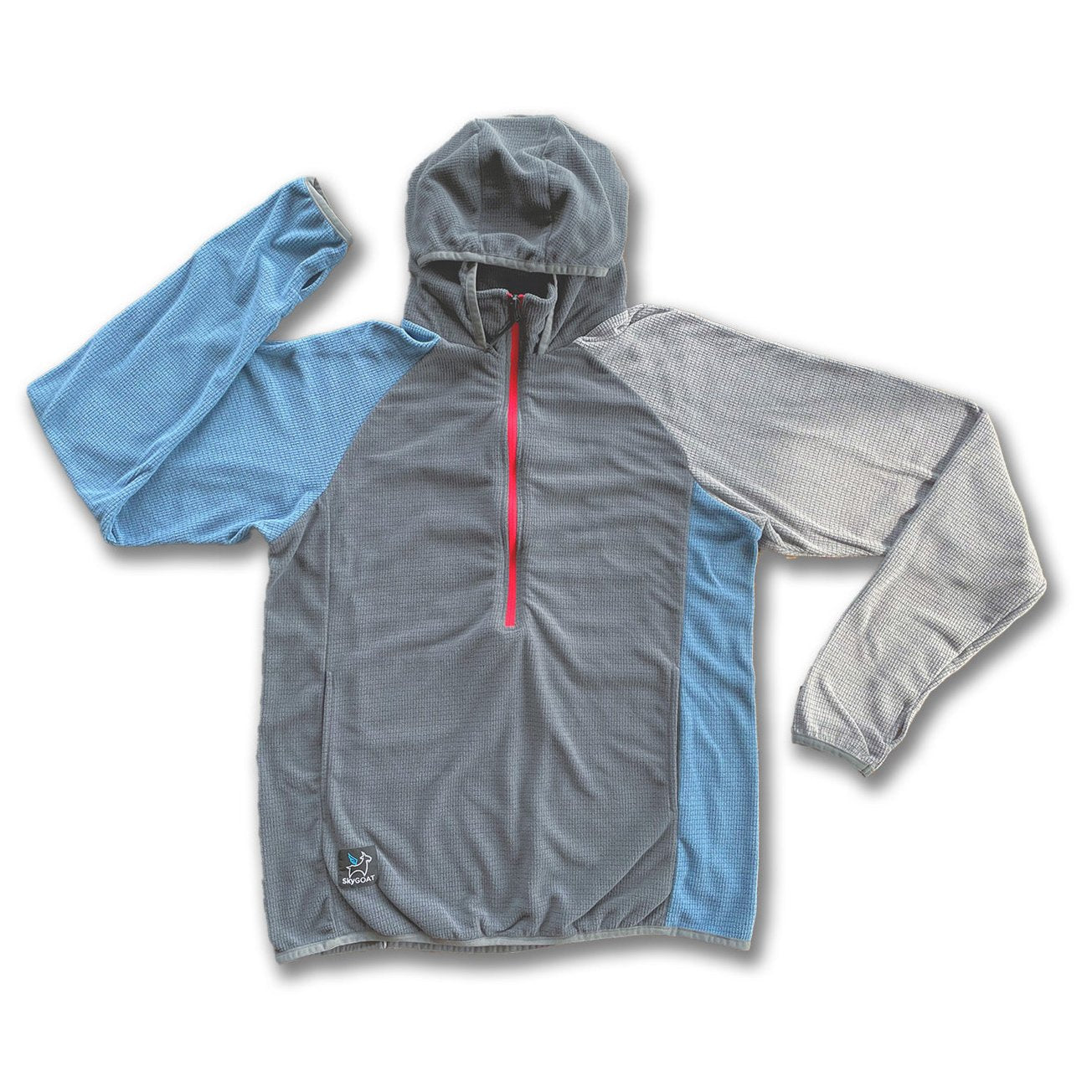SkyGOAT Men's Half-Zip Hooded Pullover 135