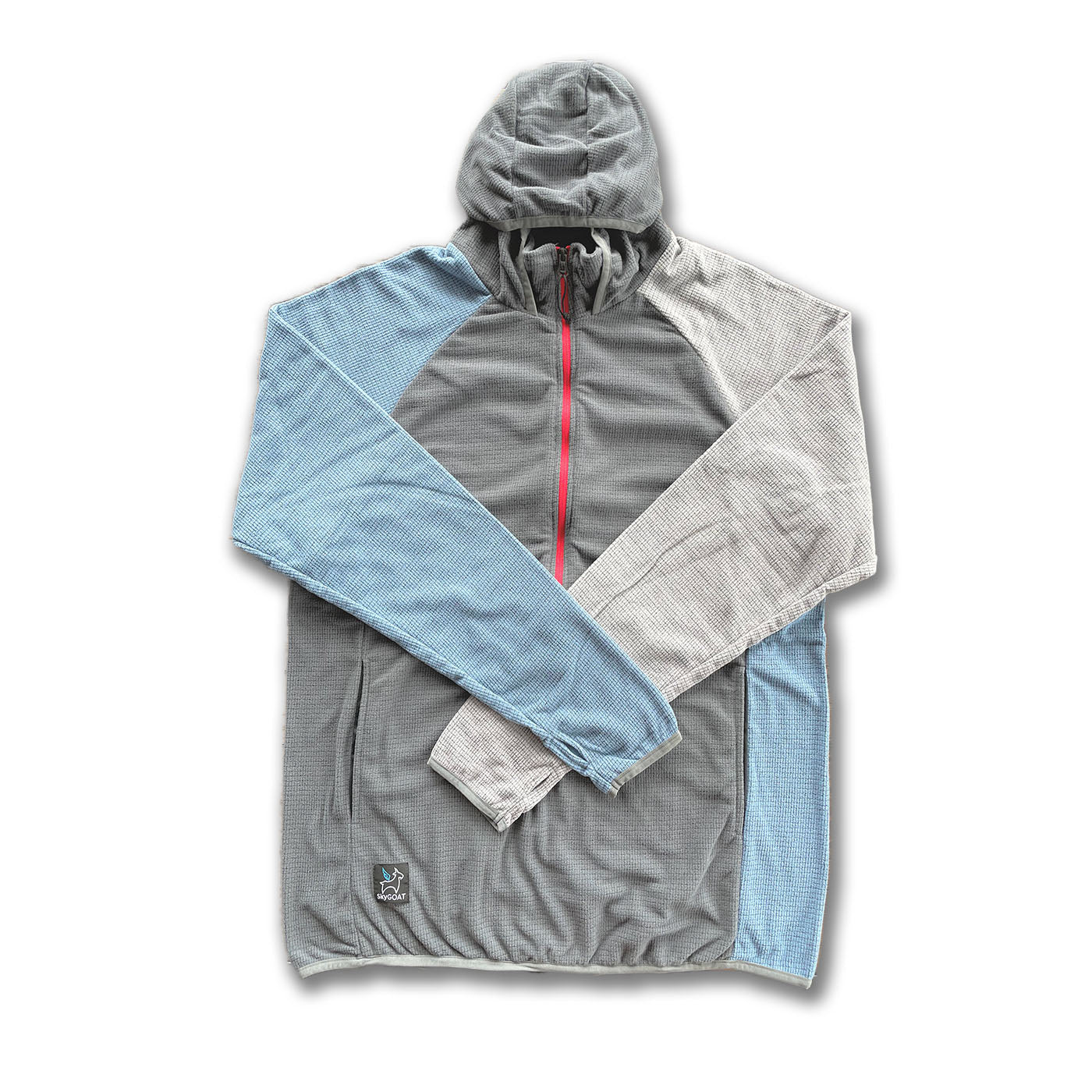SkyGOAT Men's Half-Zip Hooded Pullover 135