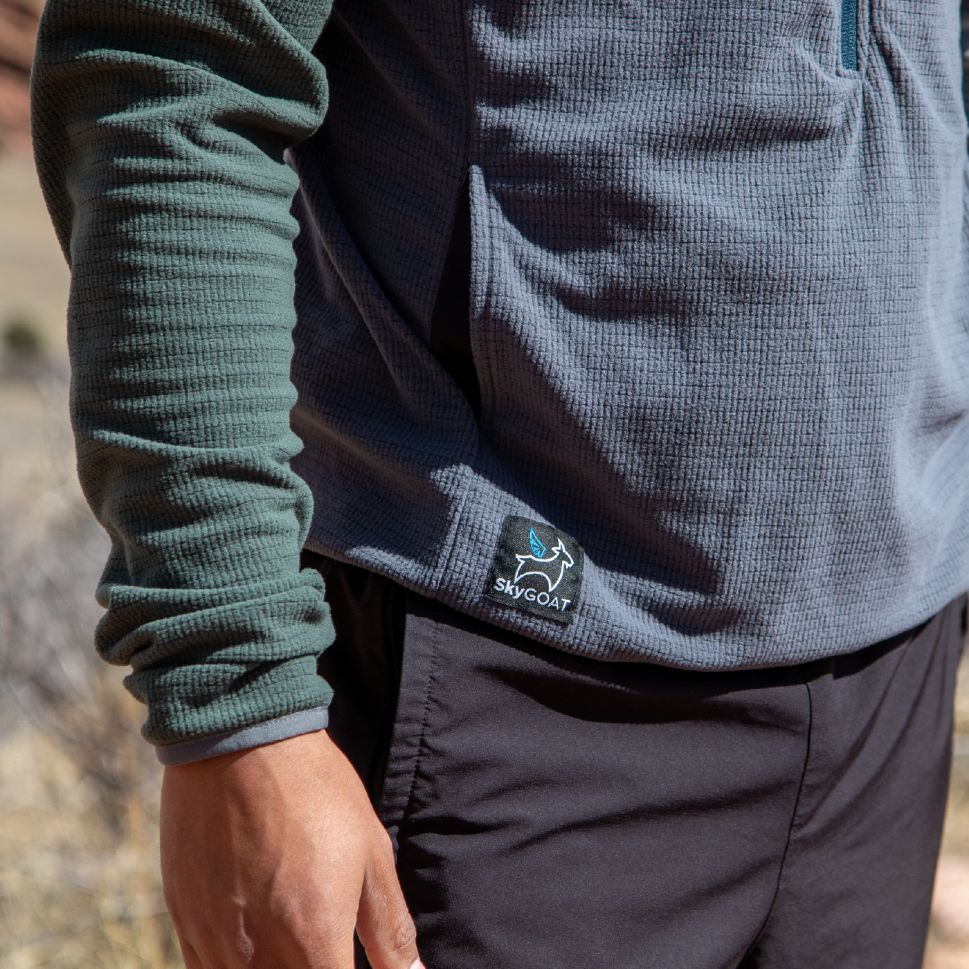 SkyGOAT Men's Half-Zip Pullover Ultralight 115