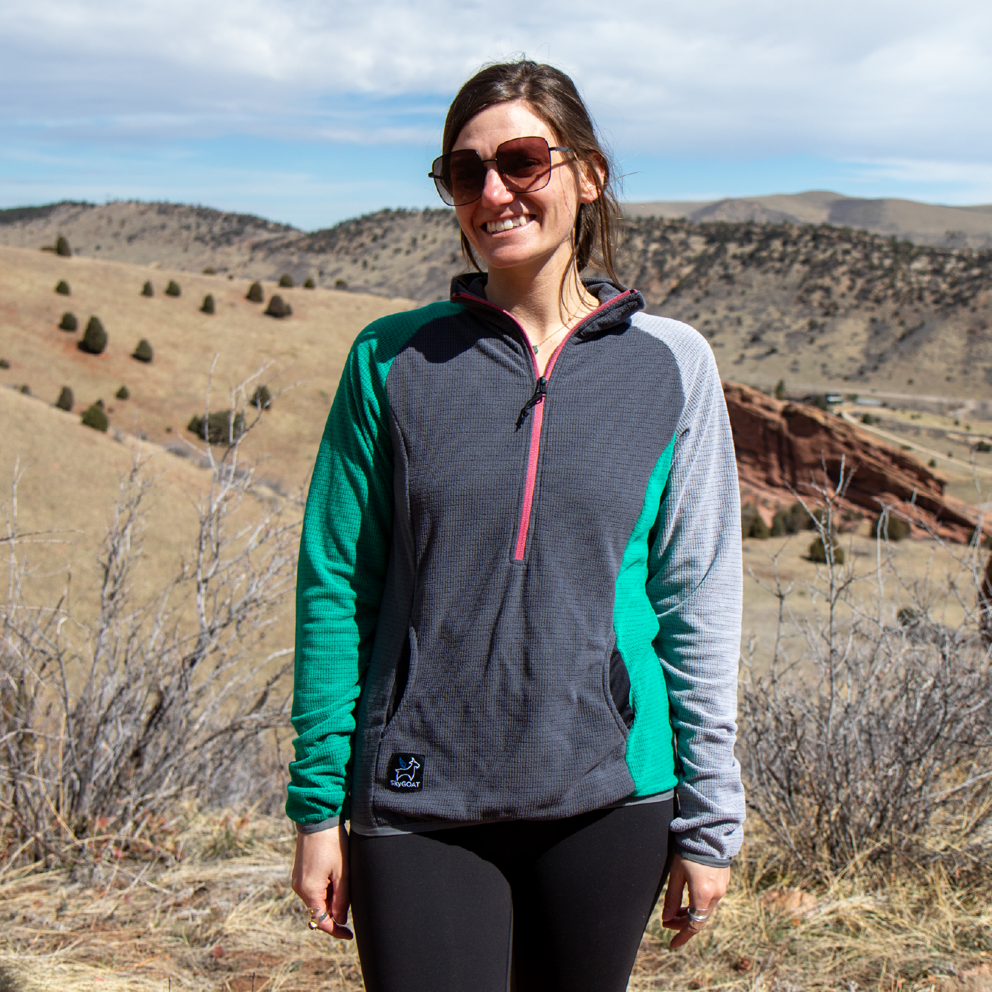 SkyGOAT Women's Half-Zip Pullover Ultralight 115