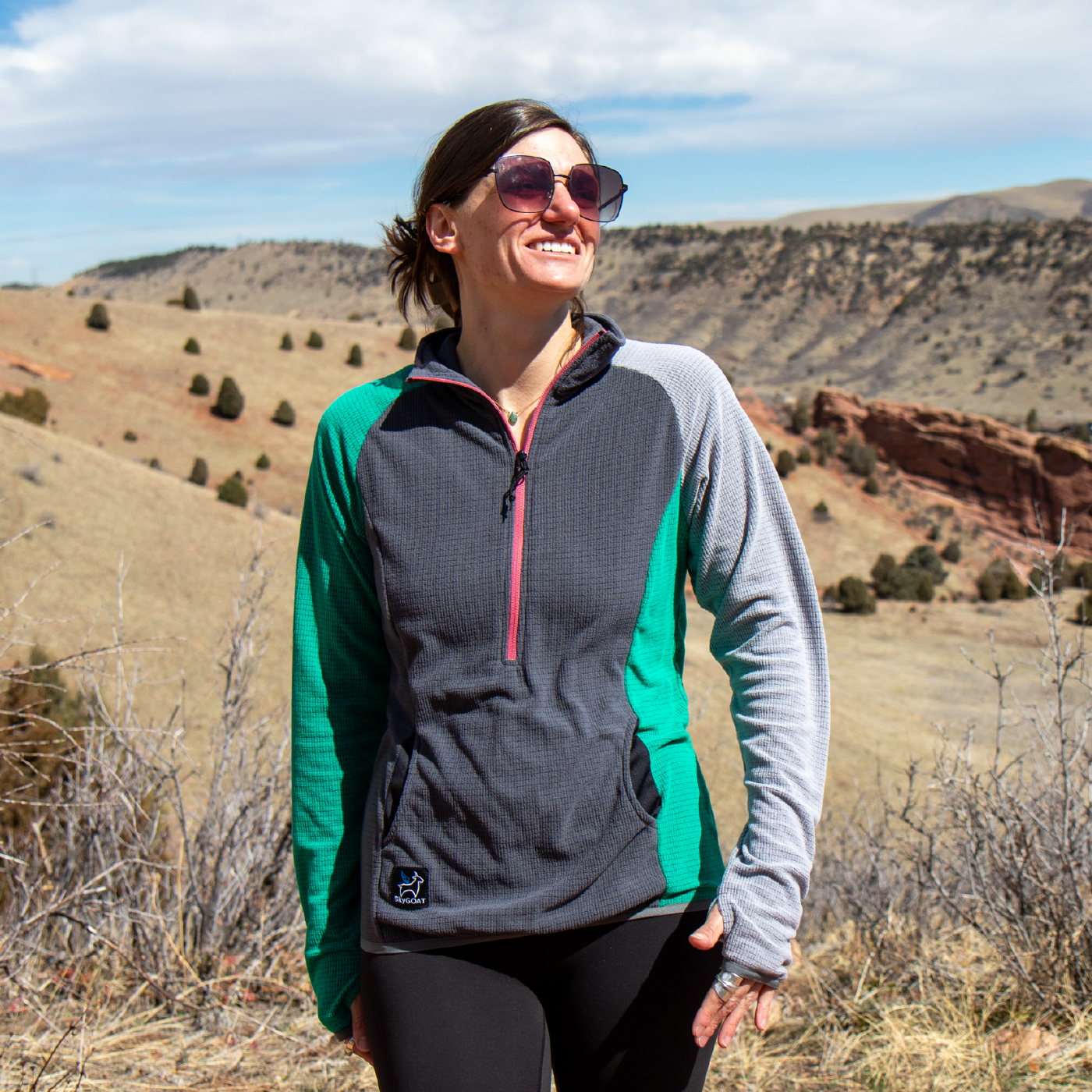 SkyGOAT Women's Half-Zip Pullover Ultralight 115