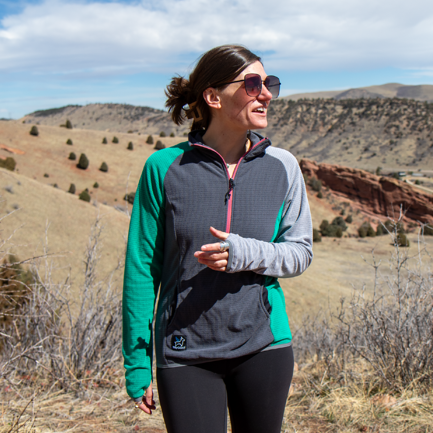 SkyGOAT Women's Half-Zip Pullover Ultralight 115
