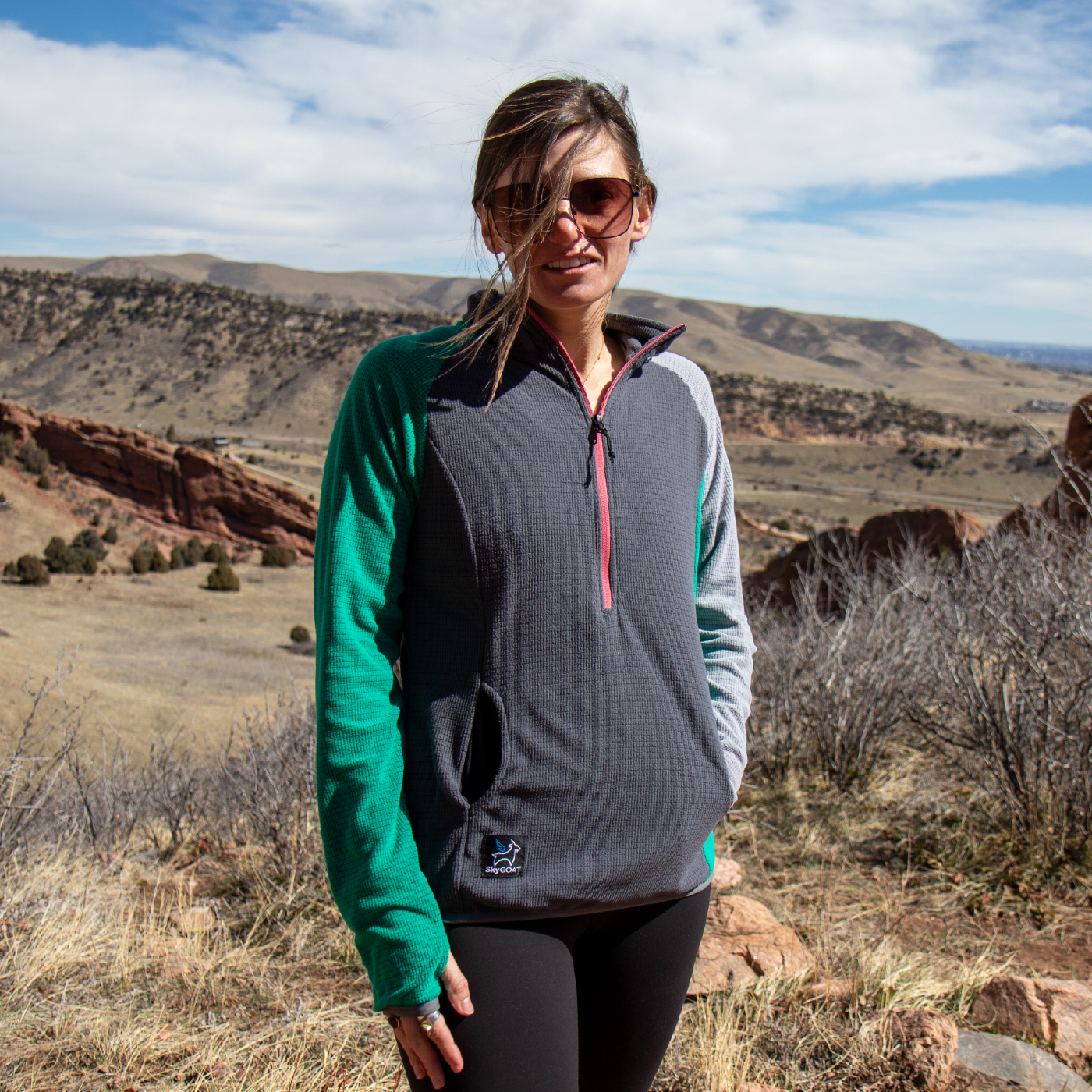 SkyGOAT Women's Half-Zip Pullover Ultralight 115