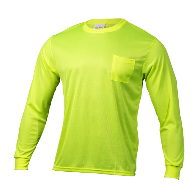 Malta Dynamics Hi-Vis Long Sleeve Shirt, non-ANSI, 3 Pack