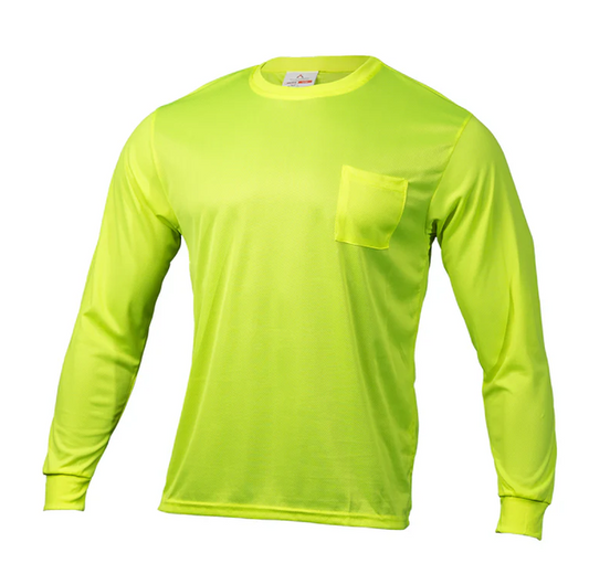 Malta Dynamics Hi-Vis Long Sleeve Shirt, non-ANSI, 3 Pack