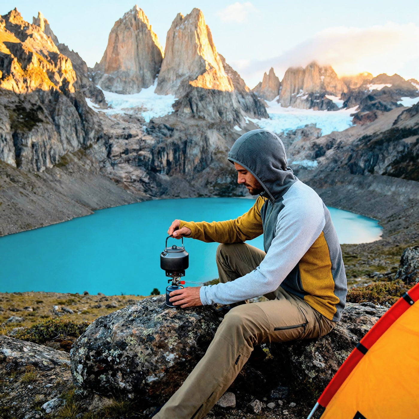 SkyGOAT Men's CAMP Hooded Jacket