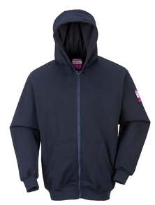 Portwest UFR81 Modaflame Knit Zipper-Front Hooded FR Sweatshirt