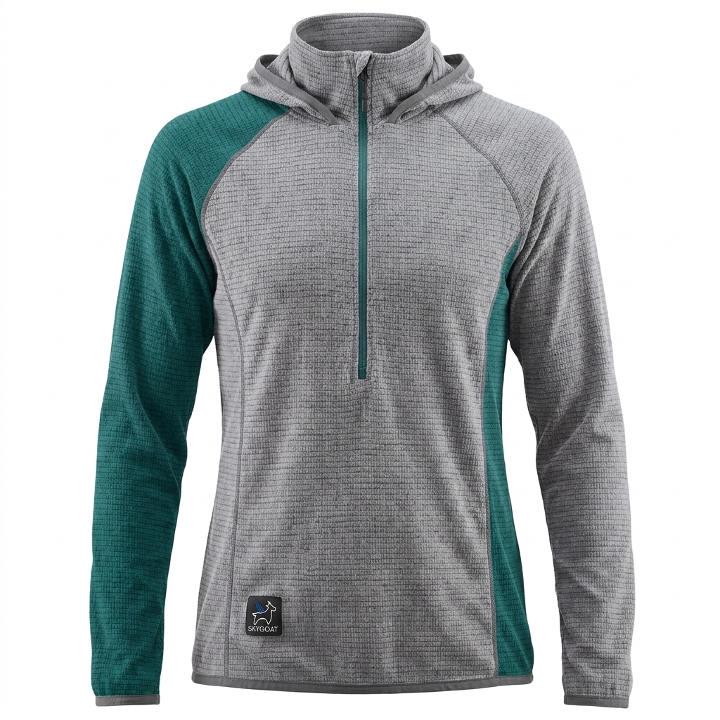 SkyGOAT Women's Half-Zip Hooded Pullover AIR 70